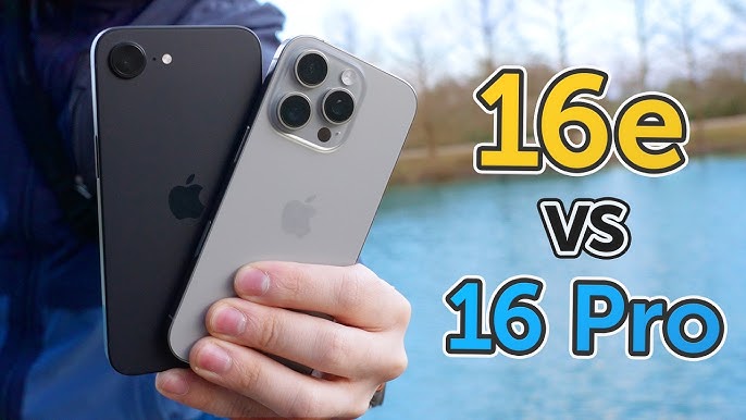 which is better apple iPhone 16e vs iPhone 16 Pro