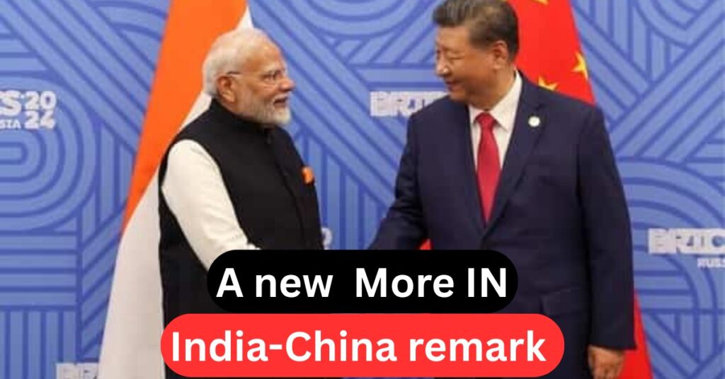 India-China Remark
