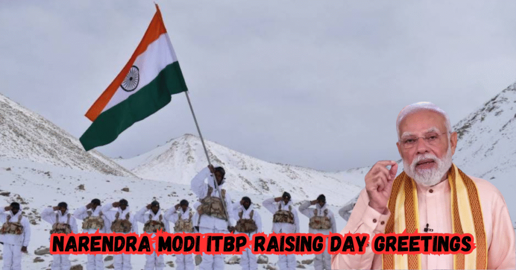 Narendra Modi ITBP Raising Day Greetings